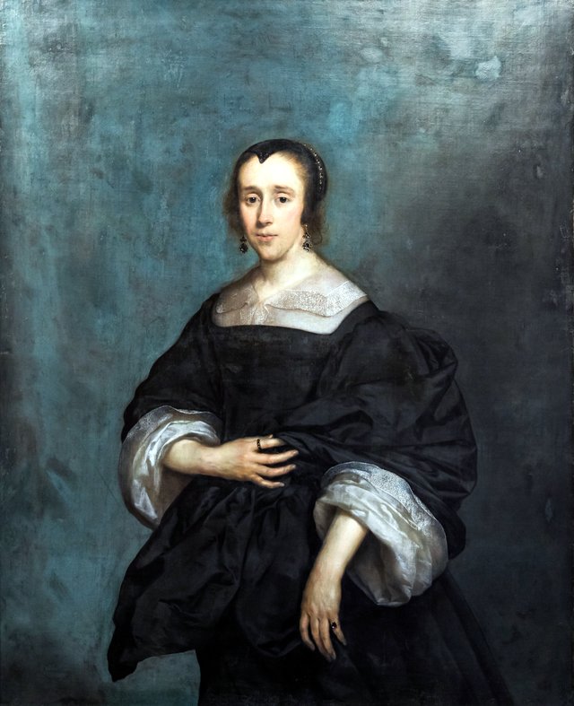 Bildnis einer Frau by Cornelis Janssens van Ceulen
