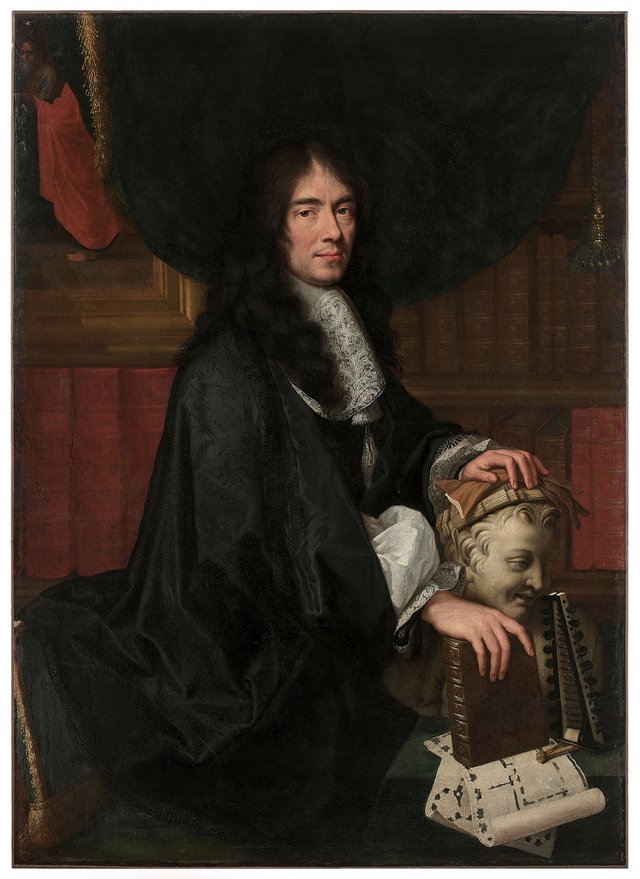 Portrait of Charles Perrault by Charles Le Brun