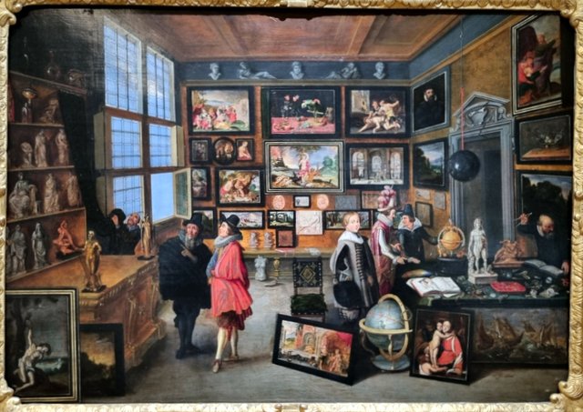 Galerie d'objets d'art by Hieronymous Francken II