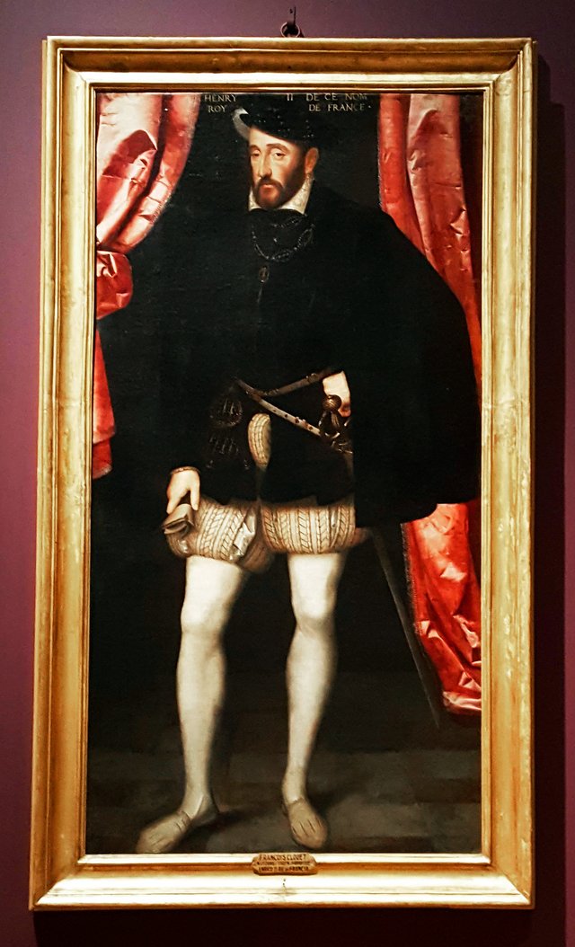 Portrait of Henry II by François Clouet