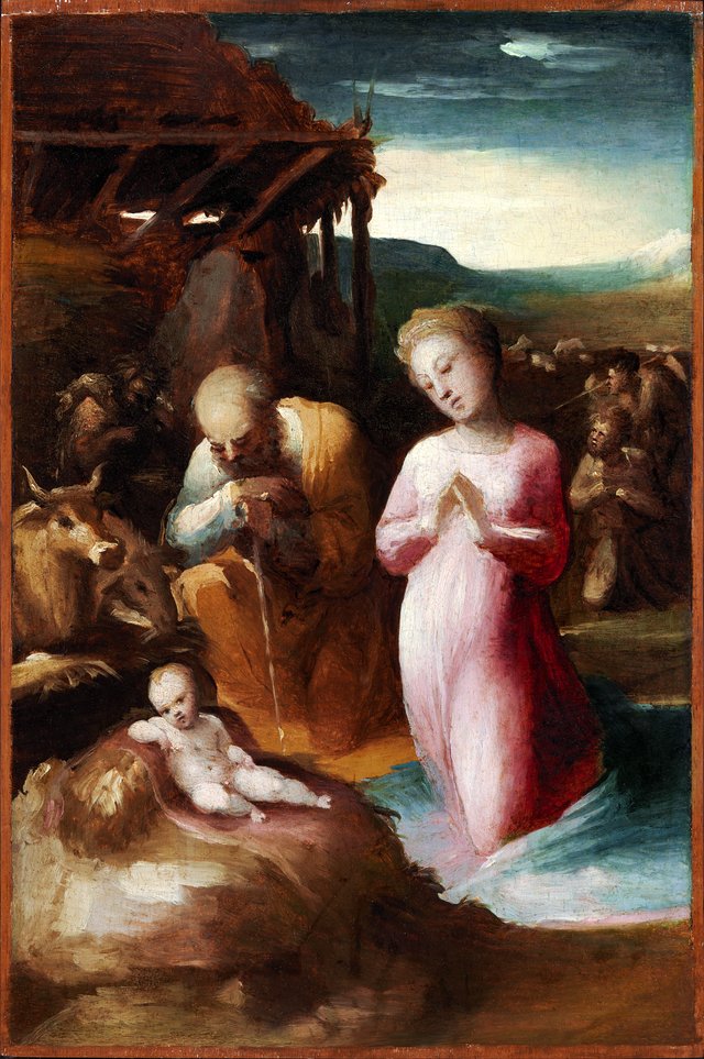 The Adoration of the Shepherds by Domenico Beccafumi