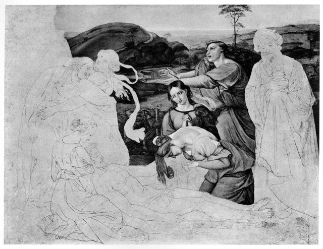 Die Grablegung Christi by Peter von Cornelius