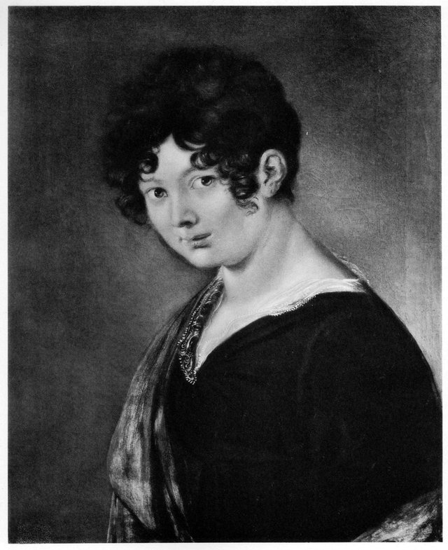 Bildnis der Gattin des Edukationsrats Hadermann in Frankfurt a. M. by Peter von Cornelius