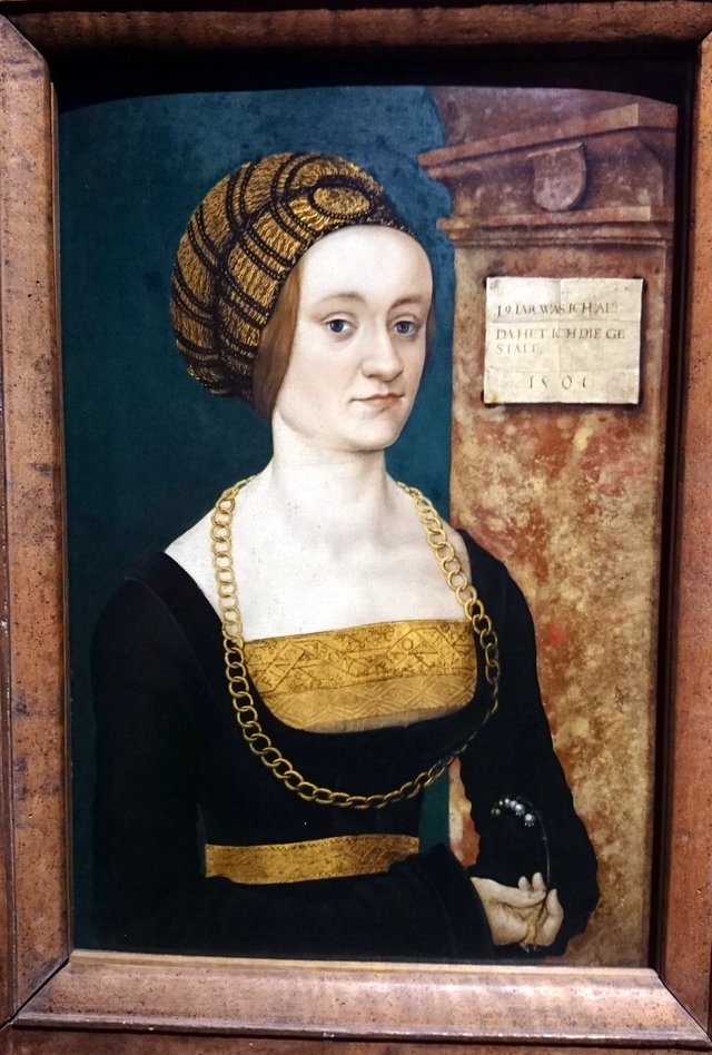 Bildnis der Barbara Schellenberger, geborene Ehem by Hans Burgkmair the Elder