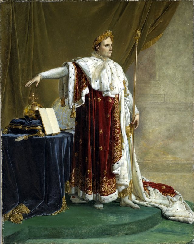 Napoléon 1er en costume de sacre by Anne-Louis Girodet
