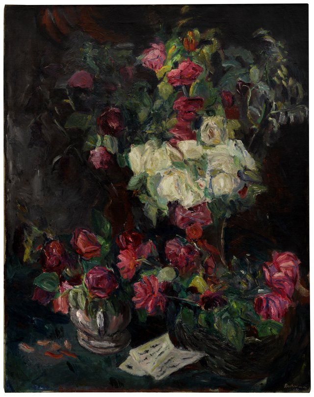 Still Life with Red Roses by Max Beckmann