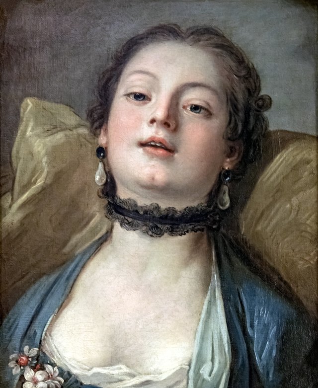 Portrait of young woman by Pietro Rotari