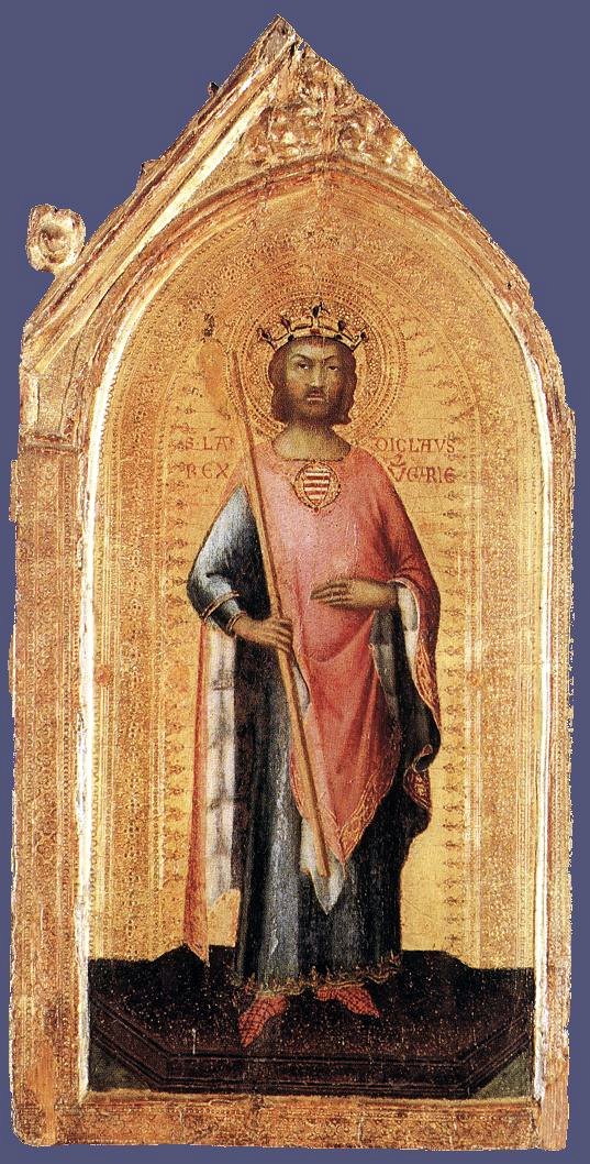 Hl. Ladislaus, König von Ungarrn by Simone Martini