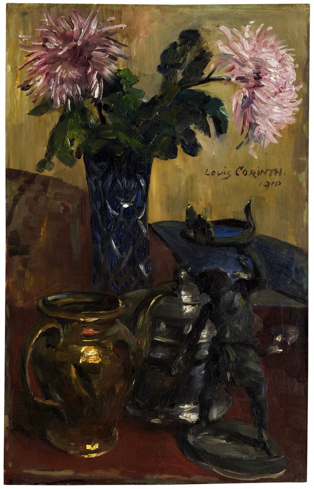 Stillleben Metall by Lovis Corinth
