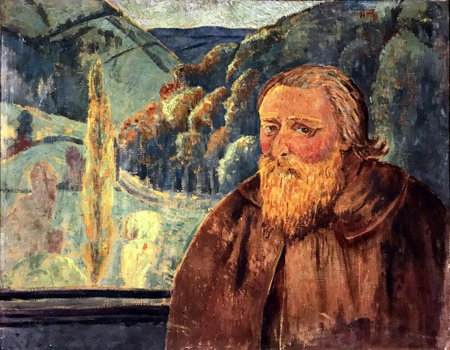 Autoportrait à la barbe rutilante by Paul Sérusier