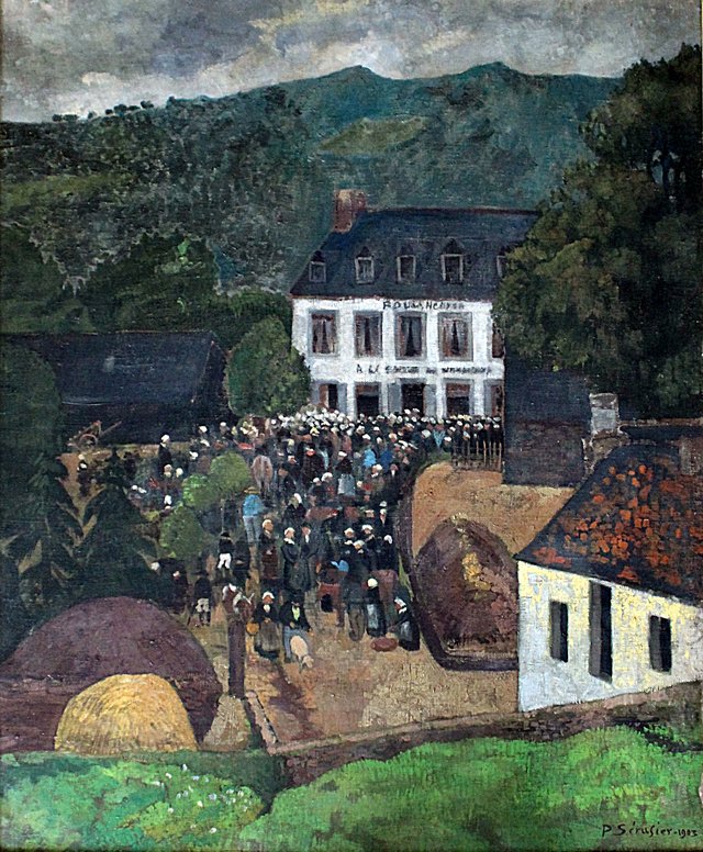 La Foire à Châteauneuf-du-Faou by Paul Sérusier