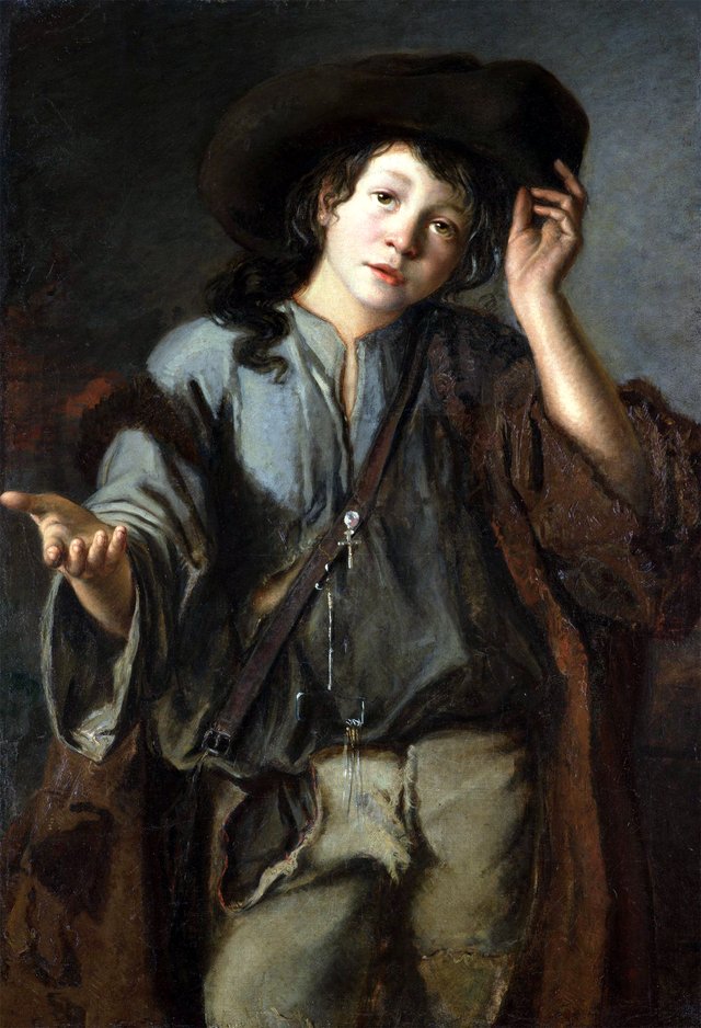The Little Beggar by Hortense Haudebourt-Lescot