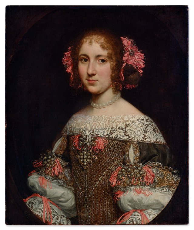 Portrait of a Young Noblewoman by Jacob Ferdinand Voet