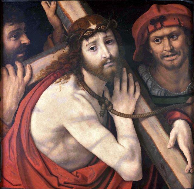 Christ carrying the Cross by Andrea Solari