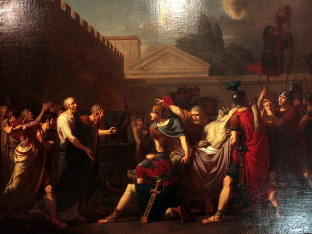 The Death of Brutus by Pierre-Narcisse Guérin