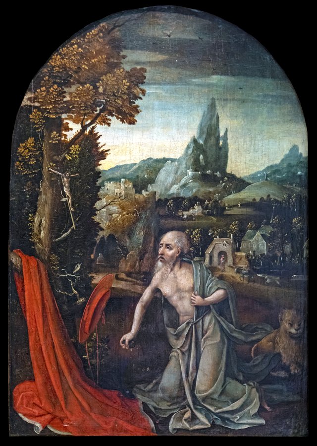 Saint Jerome by Joachim Patinir