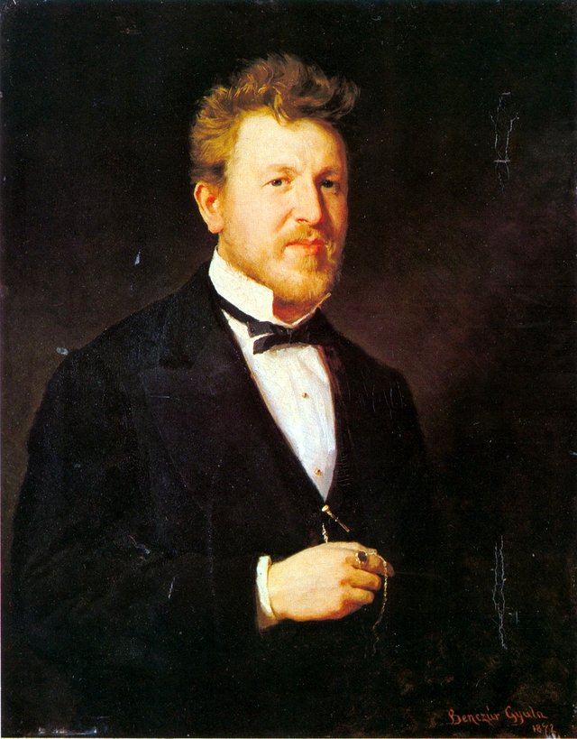 Portrait of Ödön Éder by Gyula Benczúr