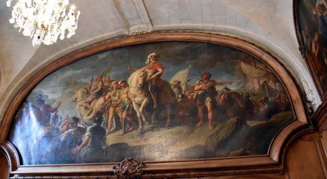 Guillaume le Conquérant ordonnant l'incendie de sa flotte by Nicolas Bernard Lépicié