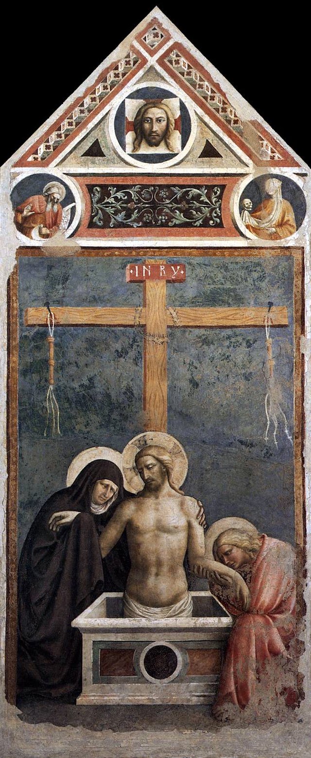 Pietà by Masolino da Panicale