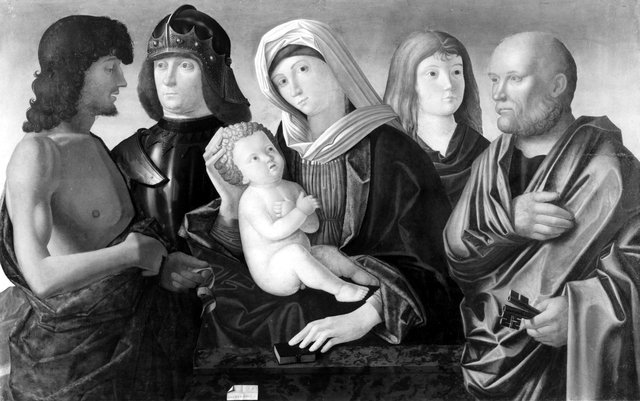 Sacred conversation by Vincenzo Catena