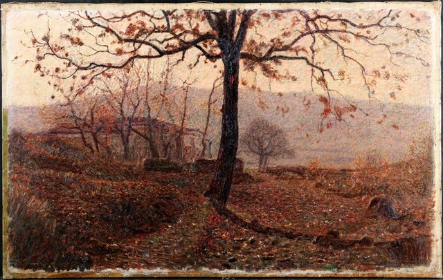 Farmhouse Clementina, near Volpedo by Giuseppe Pellizza da Volpedo