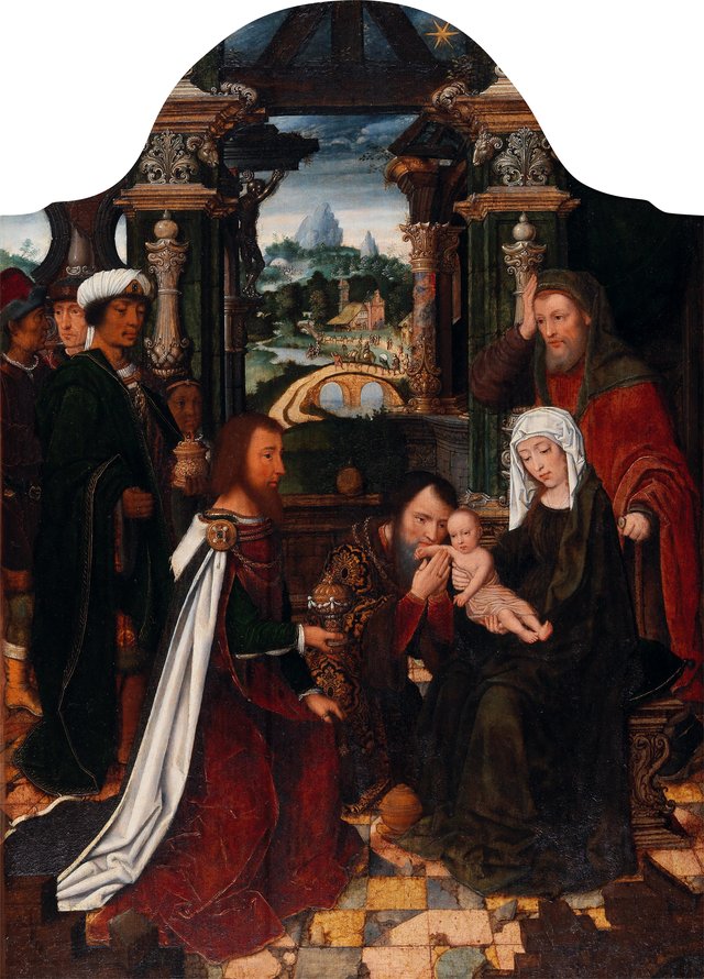 Anbetung der Könige by Ambrosius Benson