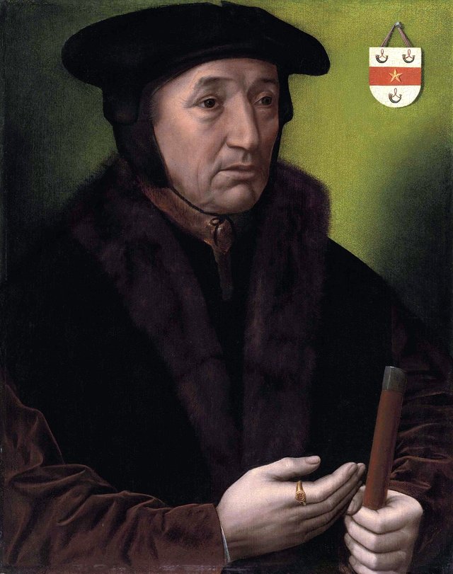 Portrait of Jean Wyts, Watergraaf of Mechelen by Ambrosius Benson