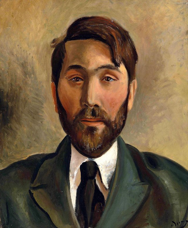 Portrait of the merchant Leopold Zborowski by André Derain