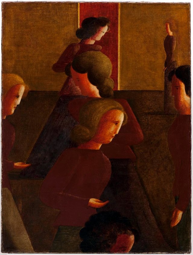 Against Each Other in Space by Oskar Schlemmer