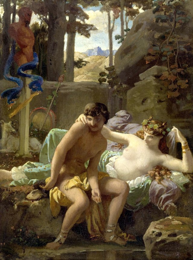 Cléonis et Cydippe by Charles Gleyre