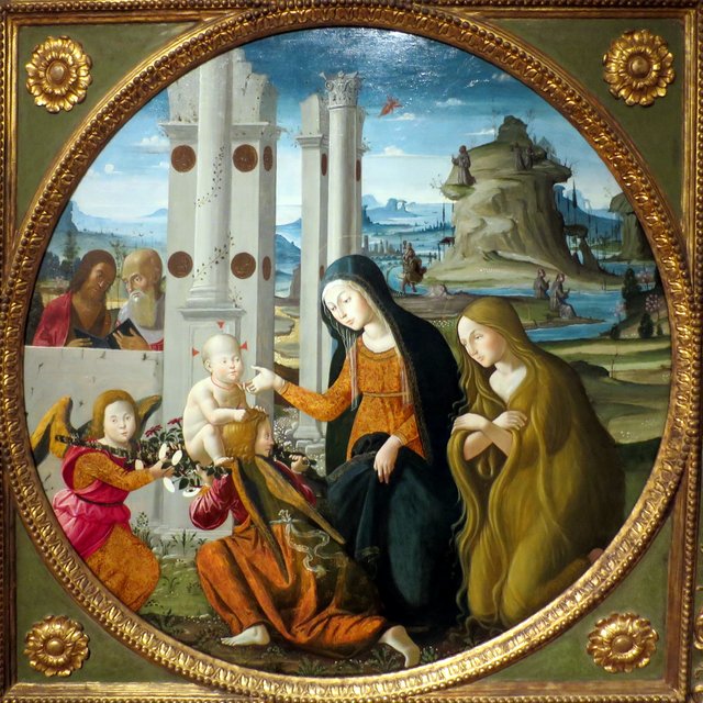 Madonna and Child with Saints and Angels by Bernardino Fungai