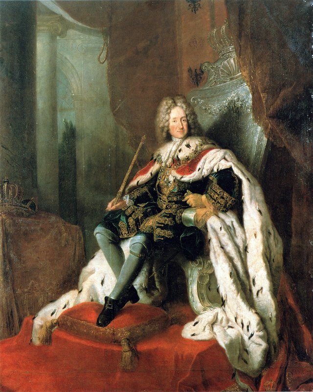 Friedrich I König in Preußen by Antoine Pesne