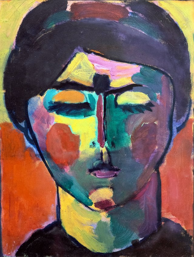 Head of a Woman by Alexej von Jawlensky