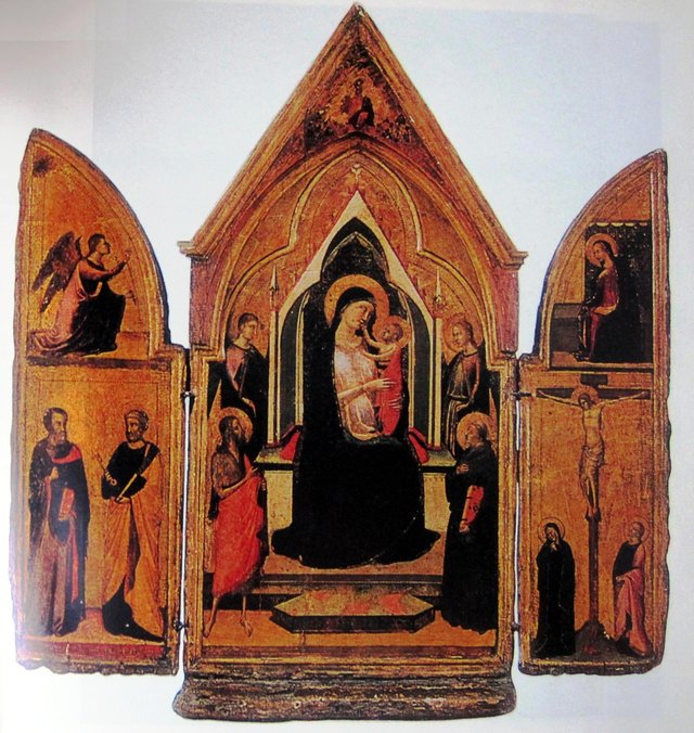 Triptych by Bernardo Daddi