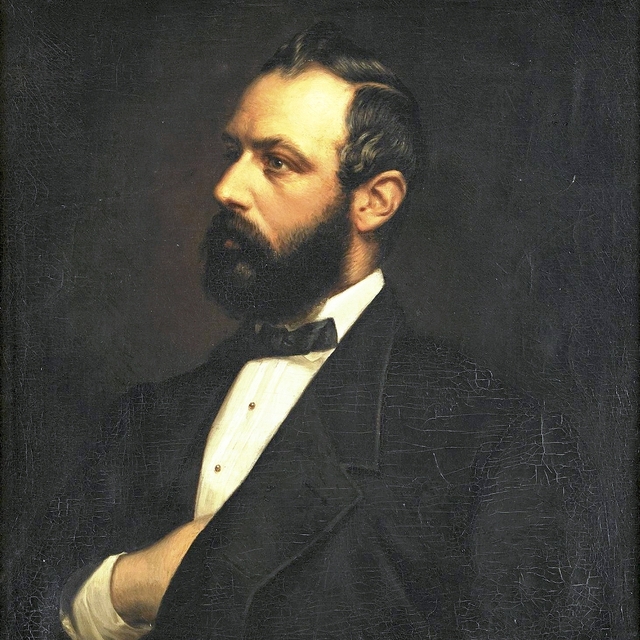 Porträt des Karl XV by Bertha Valerius