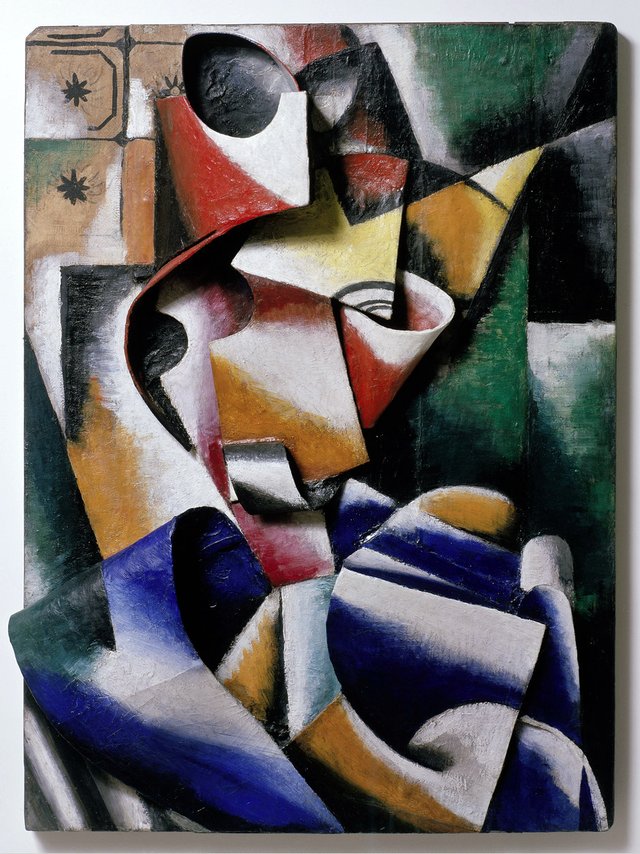 Portrait of a Lady by Lyubov Popova