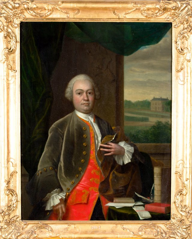 Portrait of Johan Gualtherus van der Poort (1713-1784) by Philip van Dijk