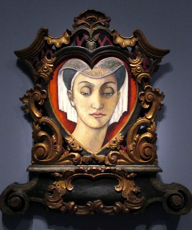 Bertha im Herz-Jesu-Rahmen by Anita Rée