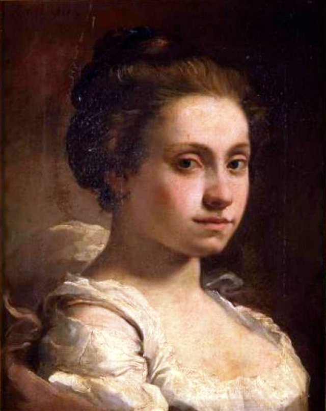 Portrait of Giovanna Spisani, the artist's wife by Gaetano Gandolfi