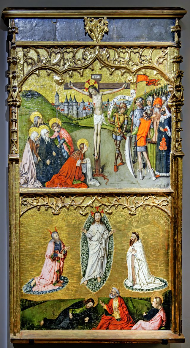 The Crucifixion and Transfiguration of Christ by Juan Rexach