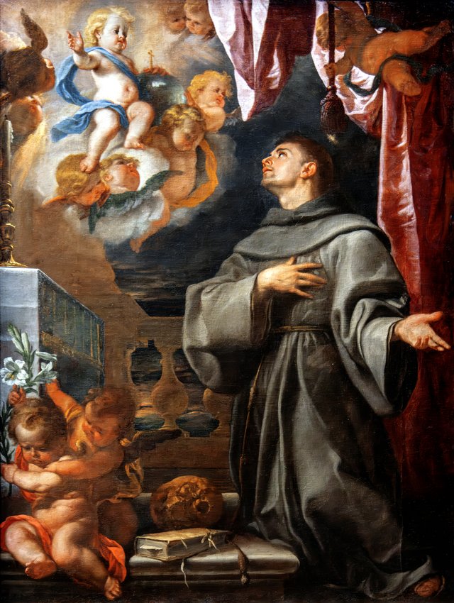The Vision of Saint Anthony by Claudio Coello