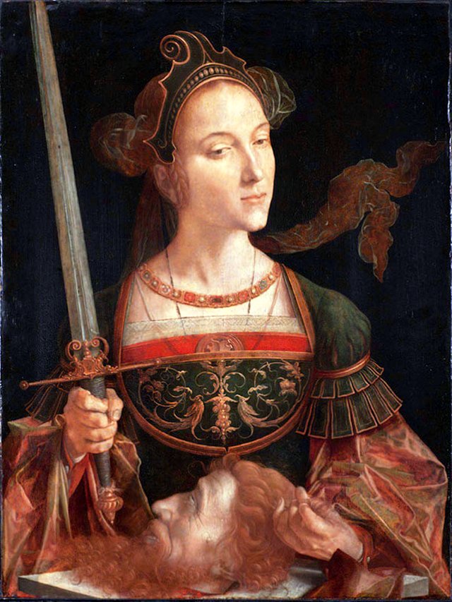 Judith with the head of Holofernes by Jan Cornelisz Vermeyen