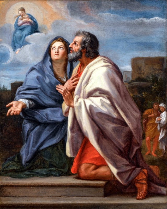 The Vision of Joachim and Anne by Carlo Maratta