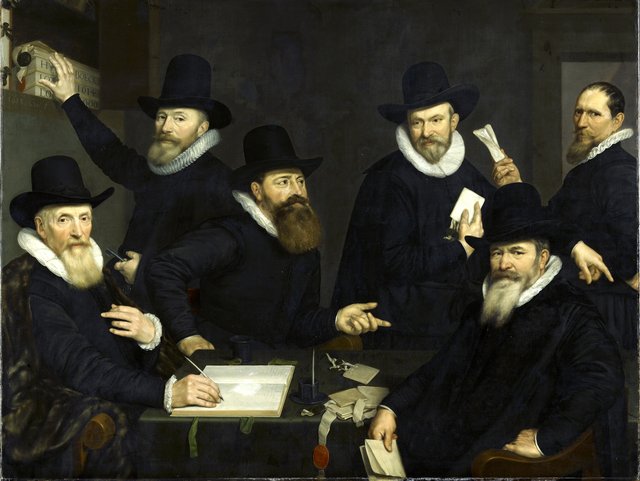 The Regents of the Old Men's and Women’s Home by Cornelis van der Voort