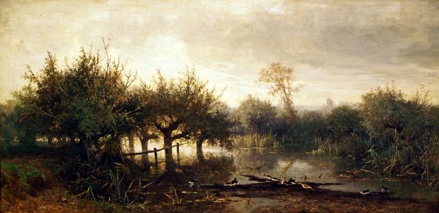Veluwezoomlandschaft by Johannes Warnardus Bilders