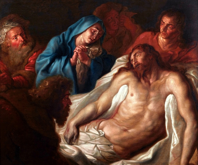 The Entombment by Jan van den Hoecke