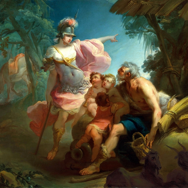 Erminia amongst the Shepherds by Gaetano Gandolfi