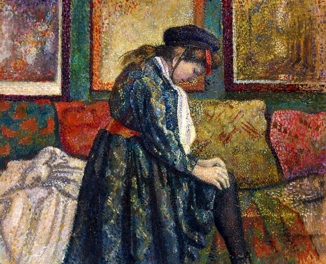 The Garter by Georges Lemmen