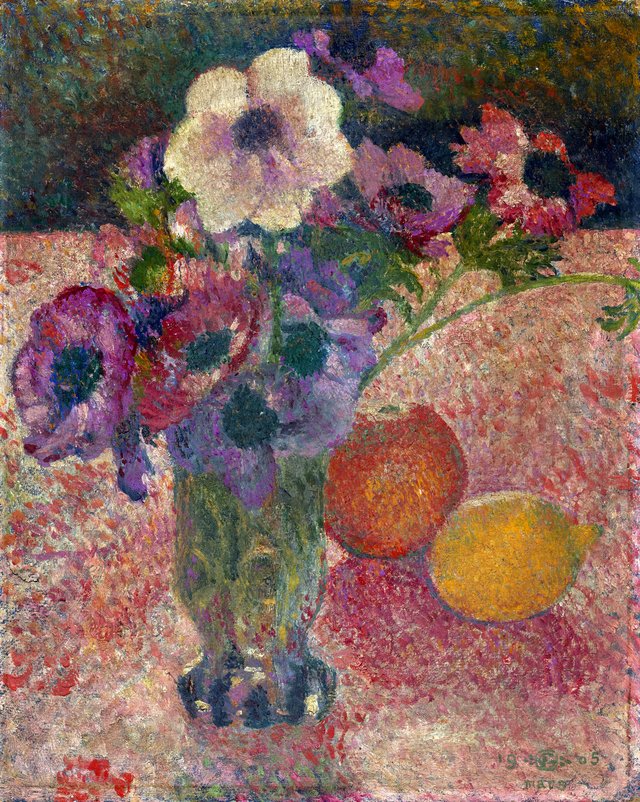 The Anemones by Georges Lemmen