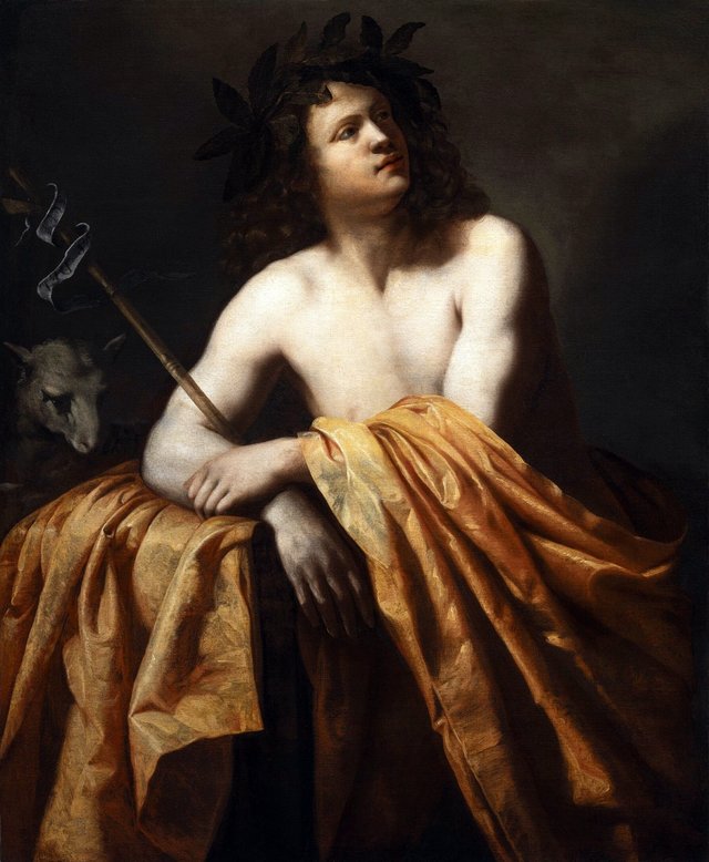 Saint Jean-Baptiste dans le désert by Artemisia Gentileschi